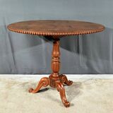 Oval Pedestal Table with Mahogany System, Louis Philippe period – 1st part 19th century