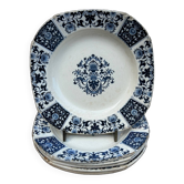 6 assiettes Terre de Fer Gien Ibis