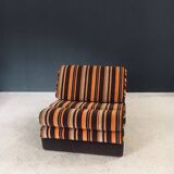 Fold-out extendable lounge chair, 1970s