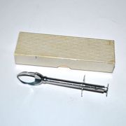 Vintage sugar tongs "Crab Tongs" in silver-plated metal