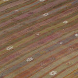 Anatolian handmade kilim rug 260 cm x 158 cm