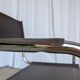 Vintage Mart Stam Style Armchair: Dark Brown Faux Leather Chrome Cantilever