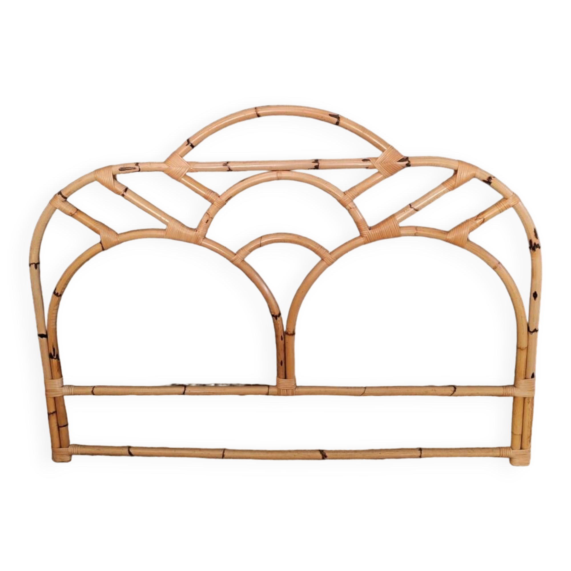 Bamboo rattan headboard 140cm