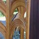 Bamboo Palm Mirror Screen by Vivaï Del Sud Italy 1970