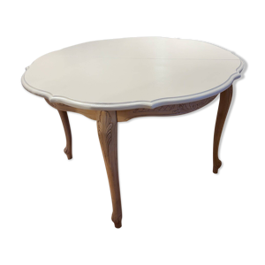 Table ronde avec rallonge