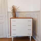 Vintage chest of drawers bobbin feet
