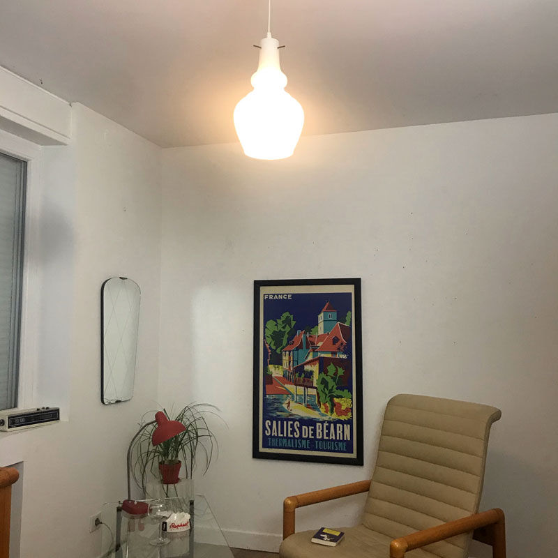 Opaline pendant light