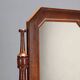 Antique walnut mirror with drawer, Italy, 19th century