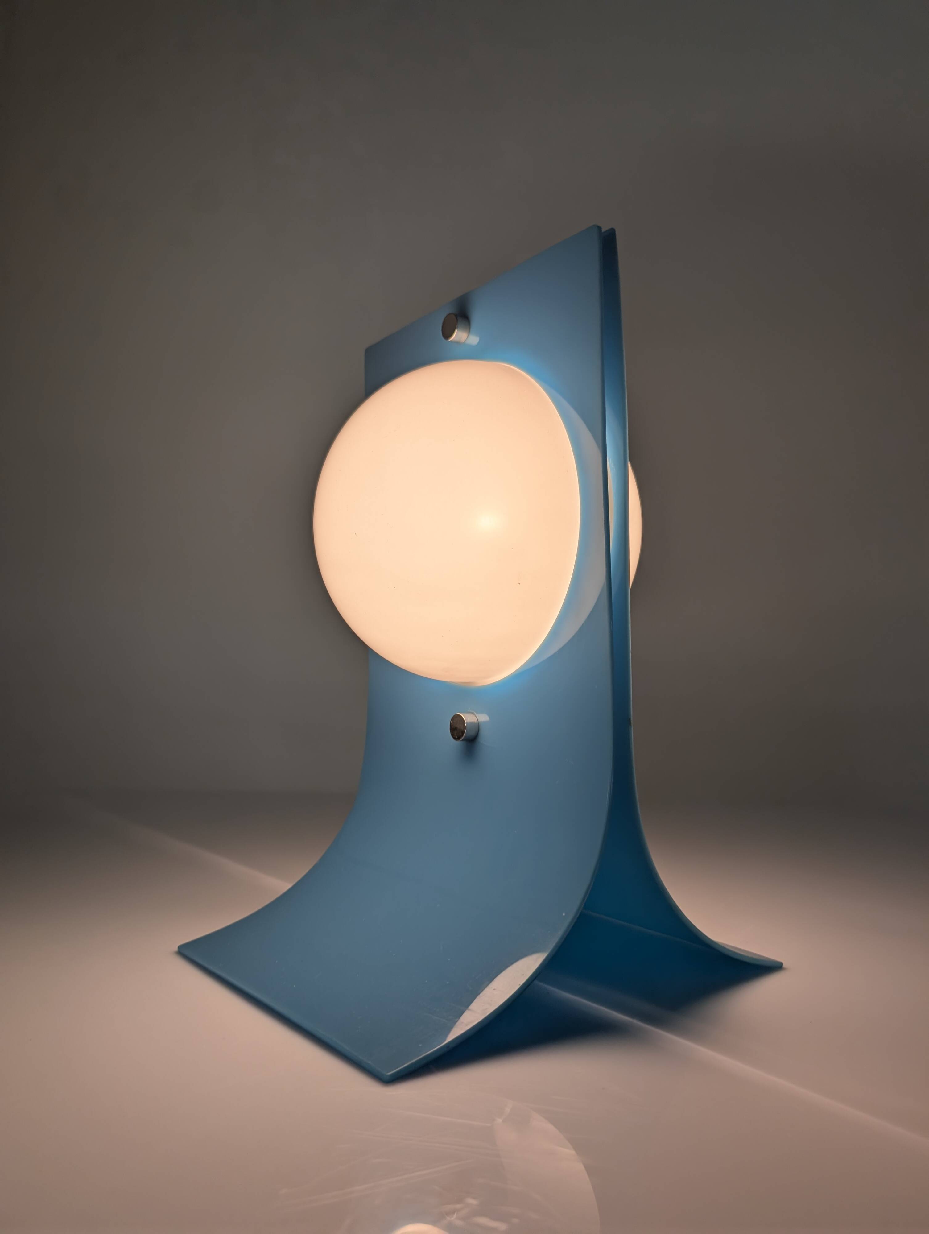 Lampe Area bleue de Neal, petite taille, années 1960