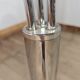 Chrome floor lamp with 3 branches