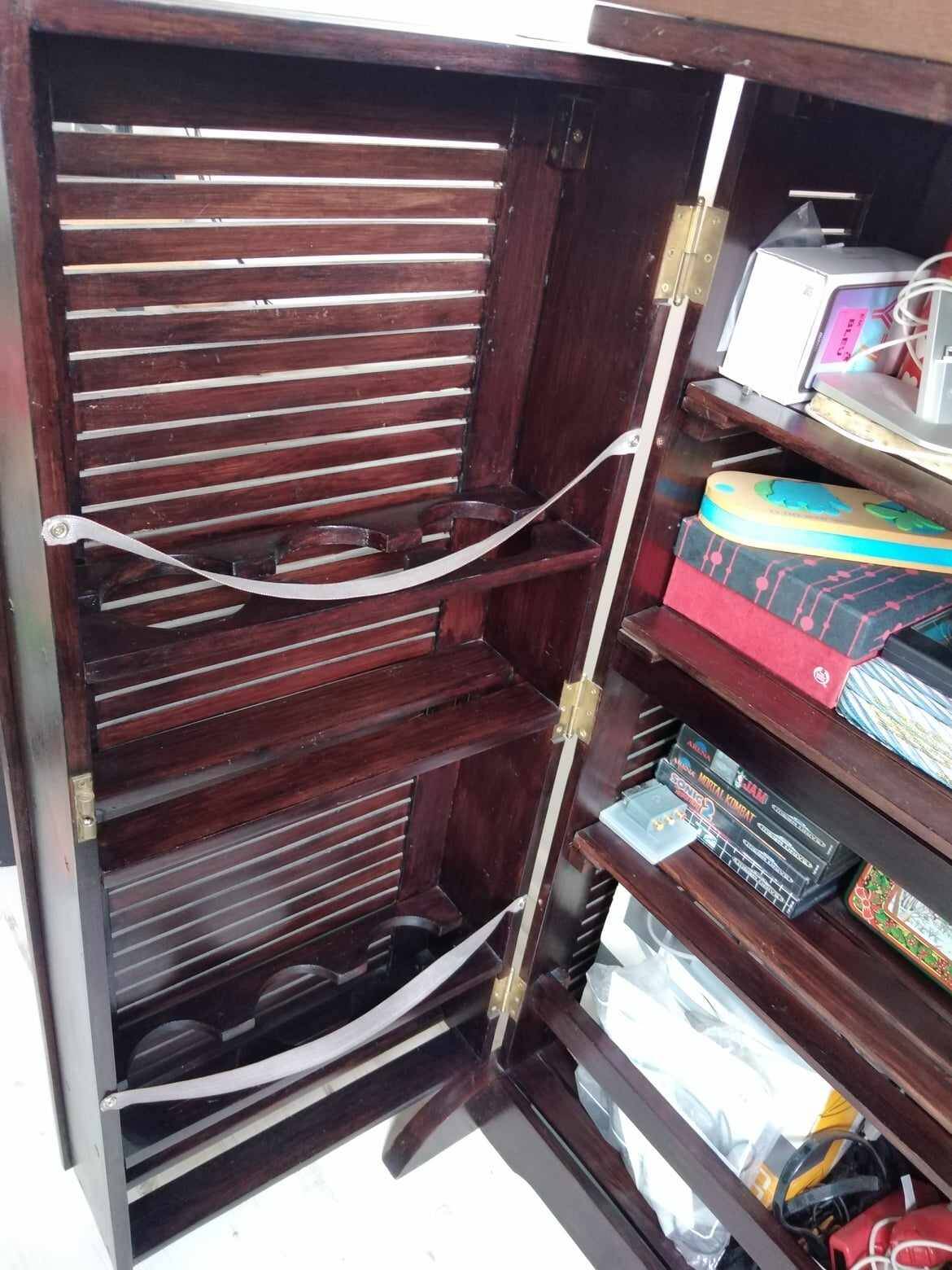 Mahogany bar cabinet