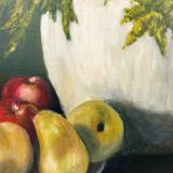 Table bouquet of flowers" Flowers and fruits" XXth