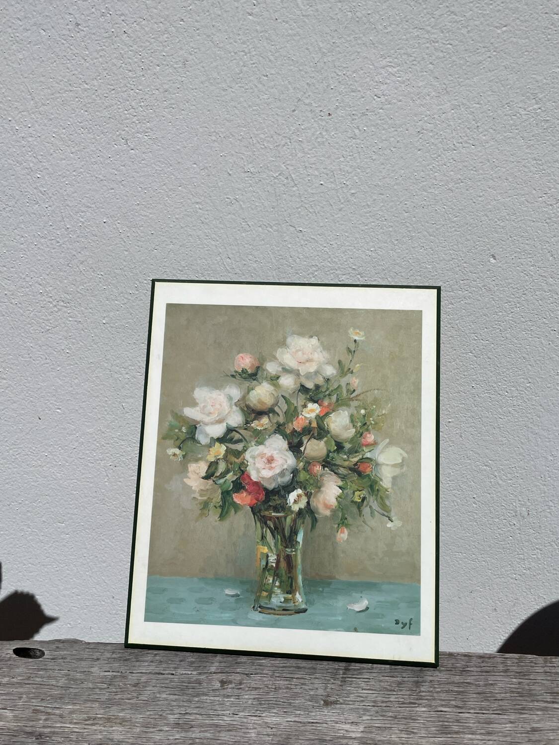Museum painting reproduction bouquet
