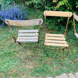 Ensemble de 4 chaises de jardin pliantes