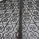Double wrought iron door