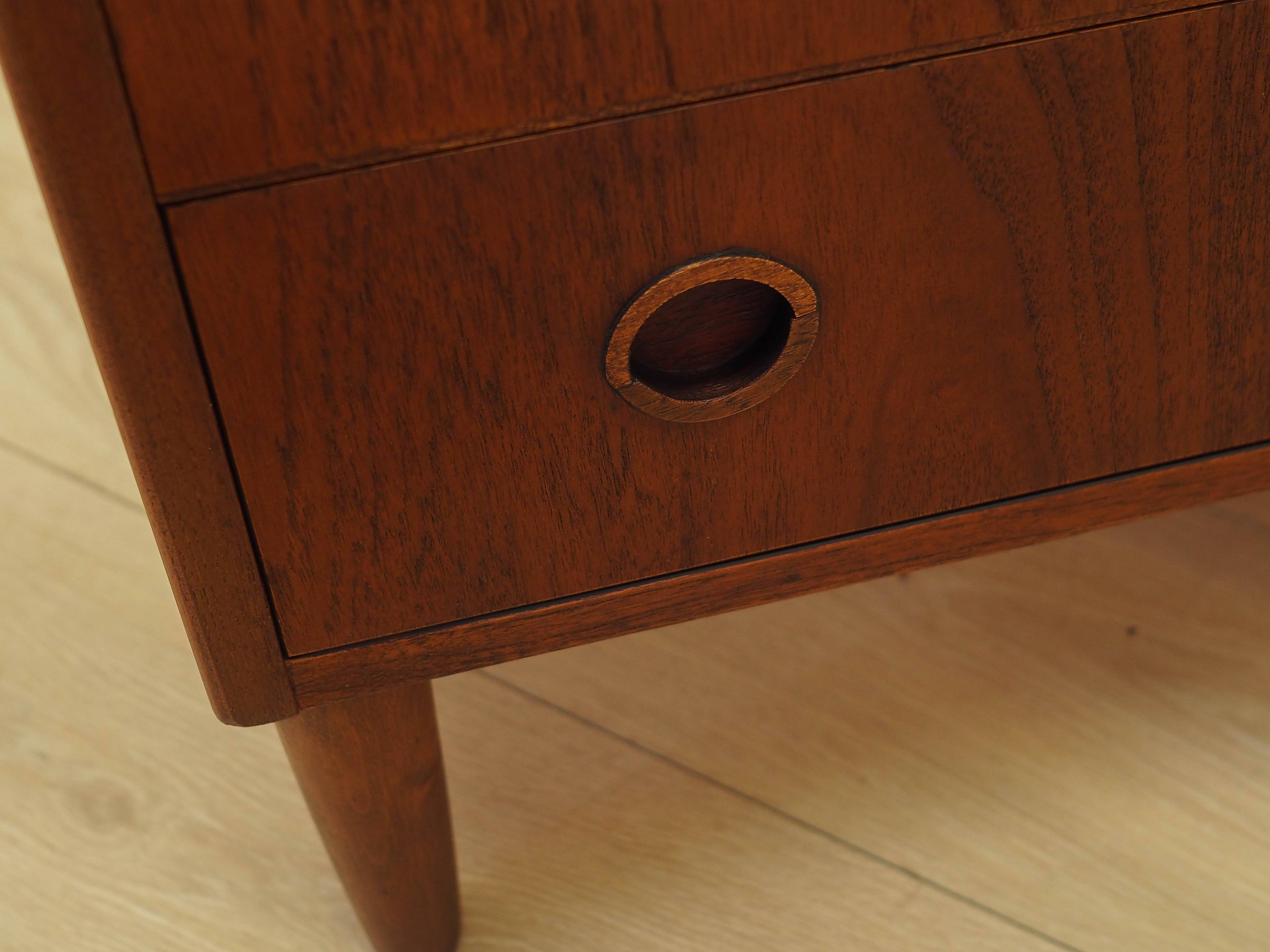 Teak chest of drawers, Danish design, 1970s, made in Denmark