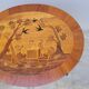 Louis xv style marquetry table Chinese scene