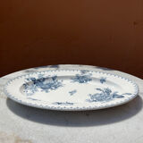 Presentation dish Sarreguemines (Flora)
