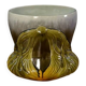 Numbered polychrome art nouveau ceramic planter, early 20th century