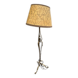 Large bronze floor lamp