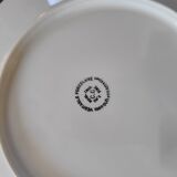 Assiettes à dessert & Plat Porcelaine Royal Émail de Vierzon