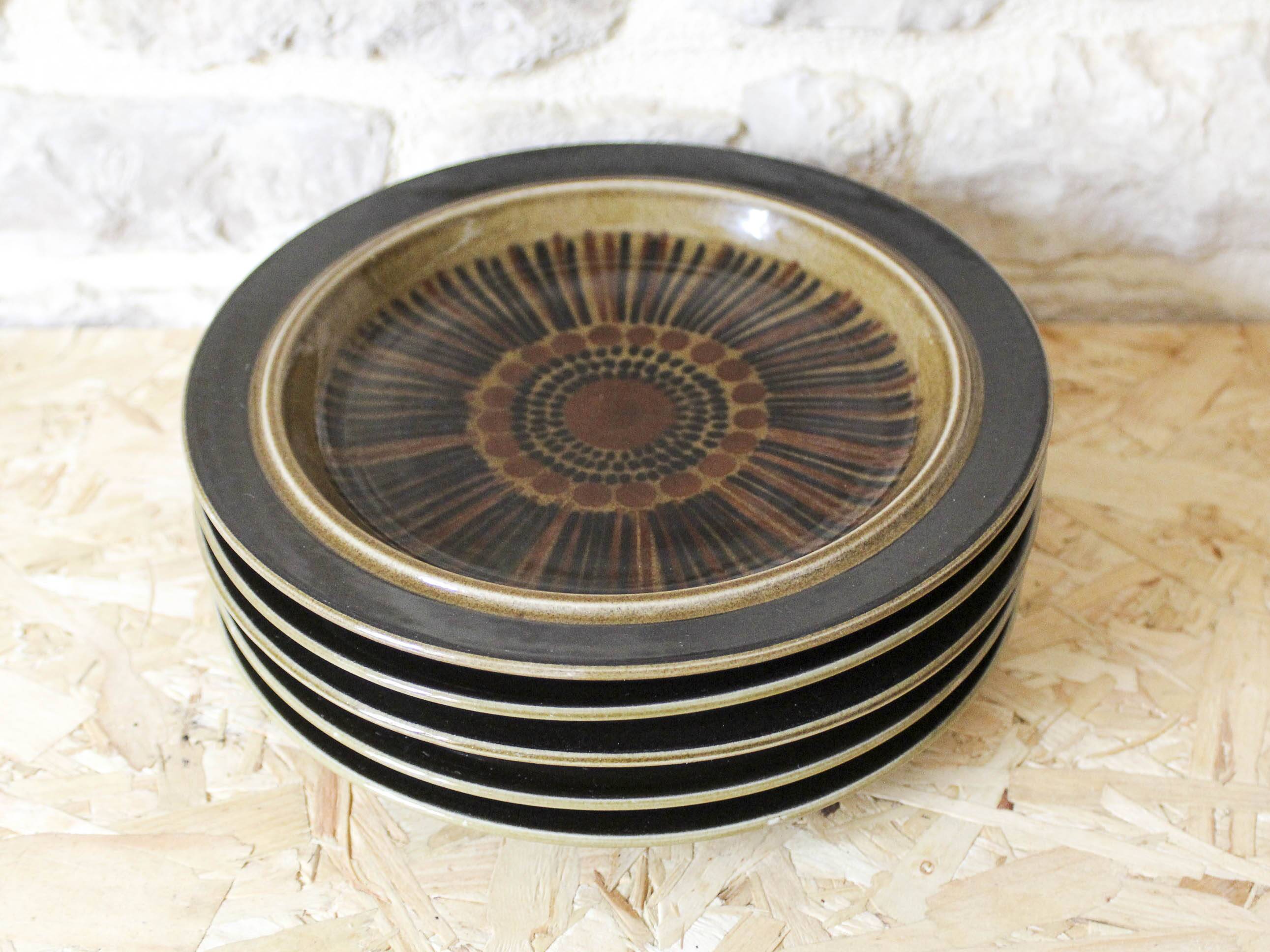 5 plates Kosmos Arabia Finland series