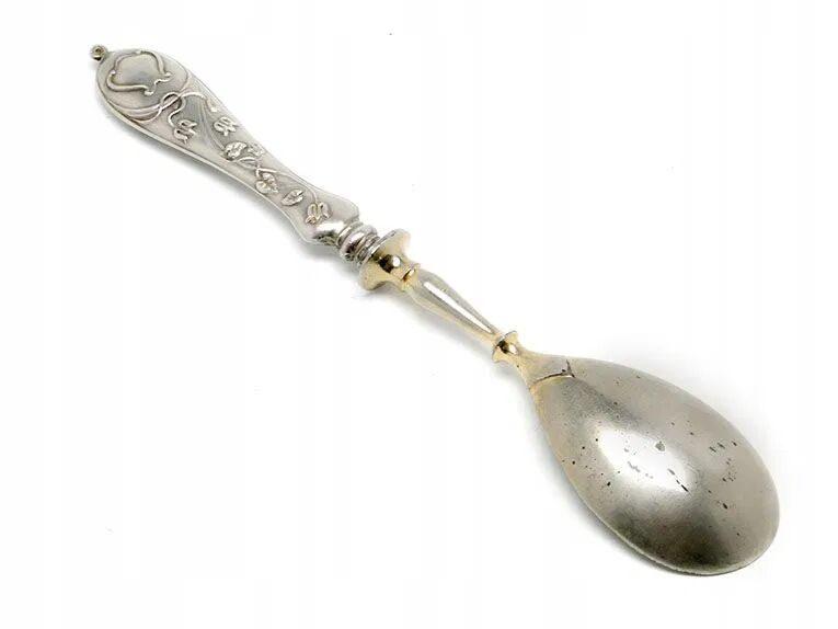 AB7 Silver Salad Spoon 84 / Polish Secession