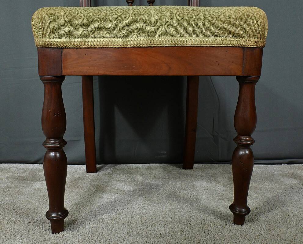 Pair of Mahogany Chairs, Restoration Period – 1st part of the 19th century