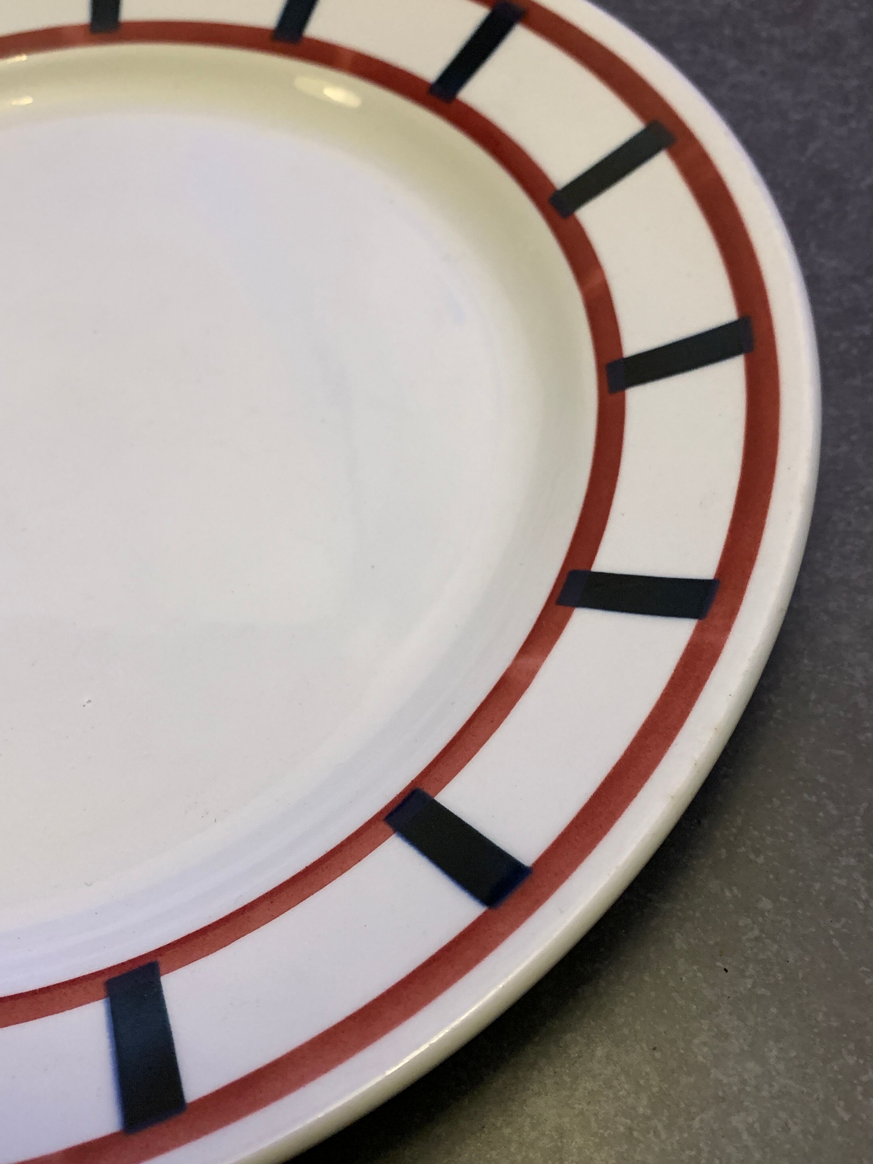 Old French earthenware dish Fénal Badonviller, Béarn model