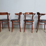 4 vintage bistro armchairs
