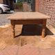 Coffee table with turned legs