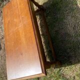 Solid oak coffee table from the 1970s.