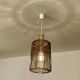 Vintage Glass Pendant Light Limburg, 1970s