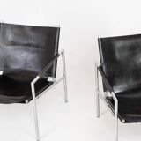 Paire de fauteuils modernistes « SE02 » de Martin Visser pour Spectrum
