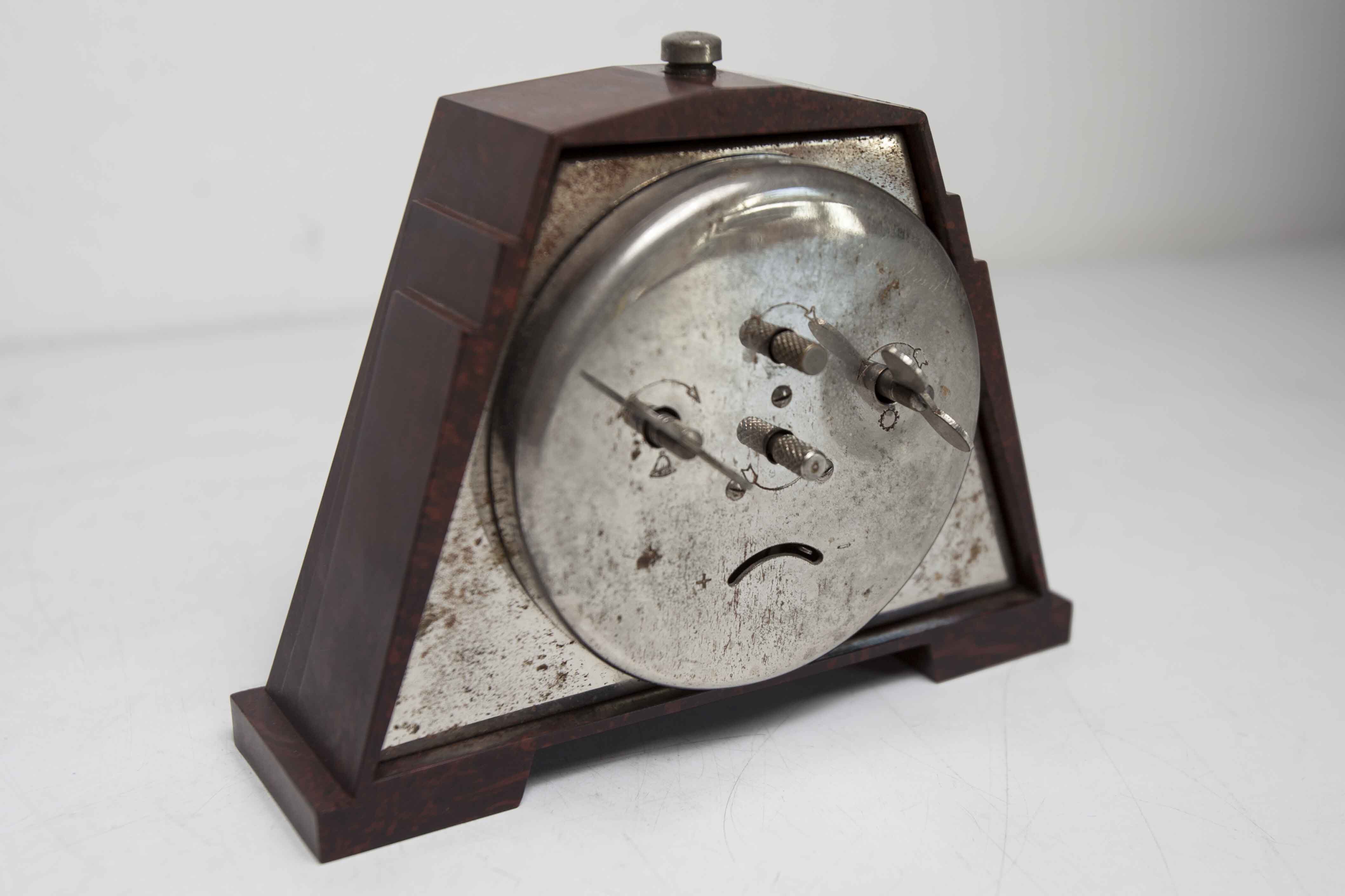 Alarm clock Mechanical clock Japy 1930 bakelite