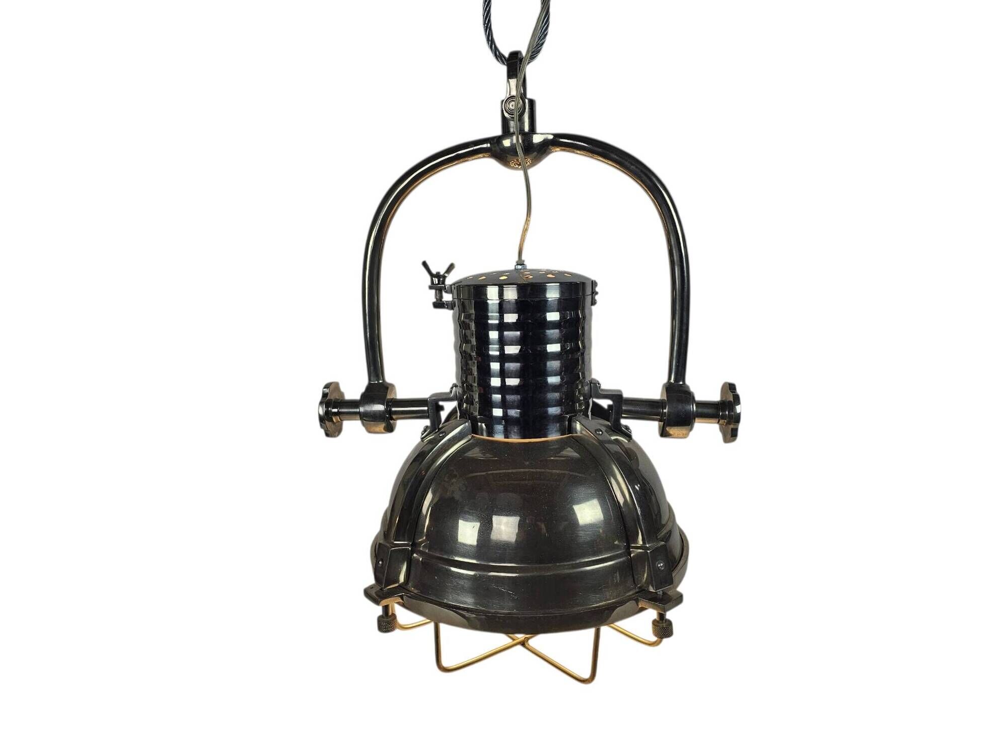 Lantern Sea Nickel – pendant lamp – industrial – ship's lamp – film light