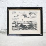 Lithograph artist's proof signed Paul Petit