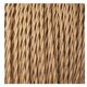 Lampe terre cuite , câble tissu neuf, abat-jour coton