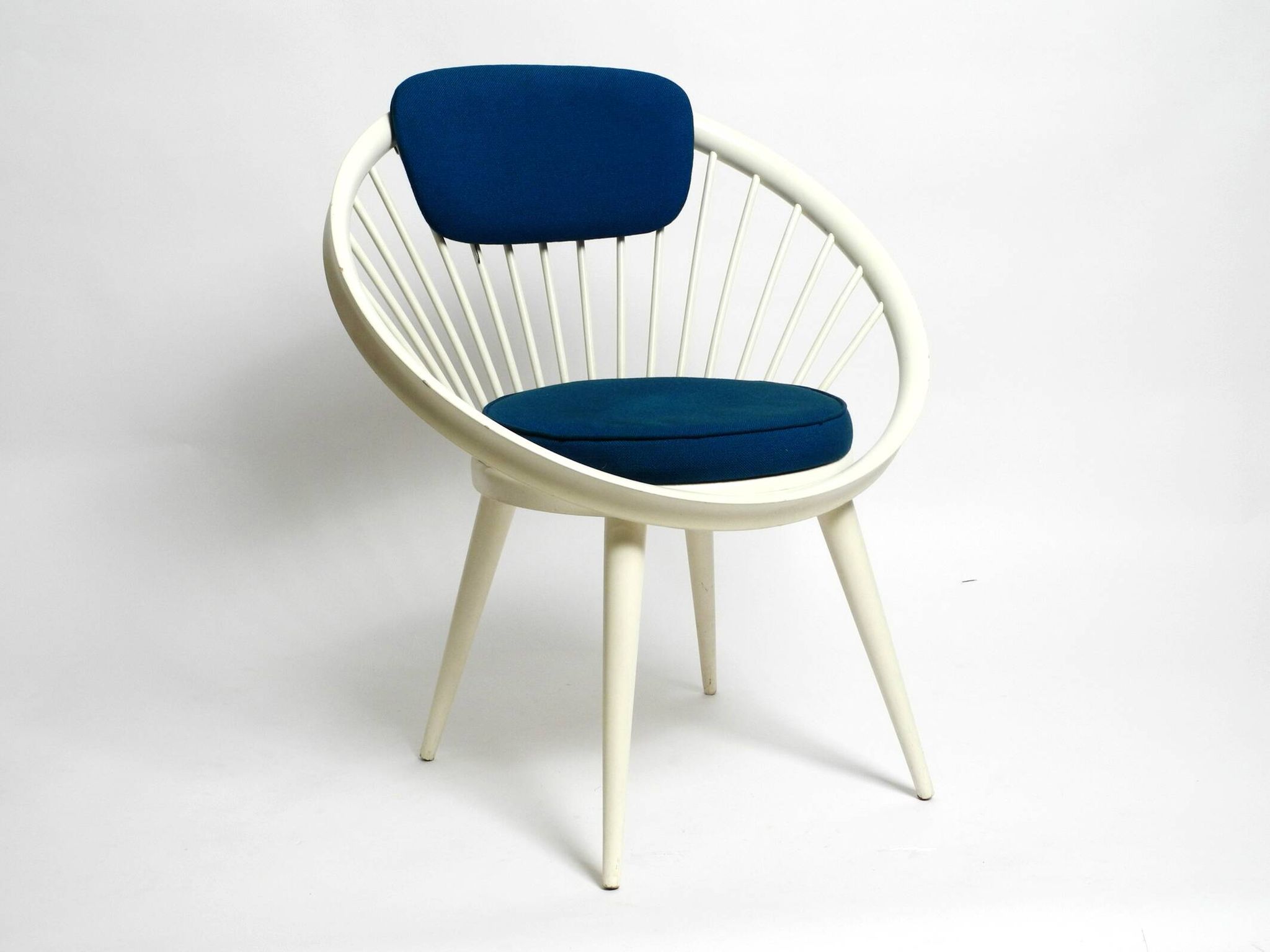 Original 1950s Yngve Ekström Circle Chair for Swedese - Made in Sweden