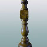 Solid wood lamp base