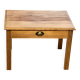 Table basse de ferme ancienne 1 tiroir