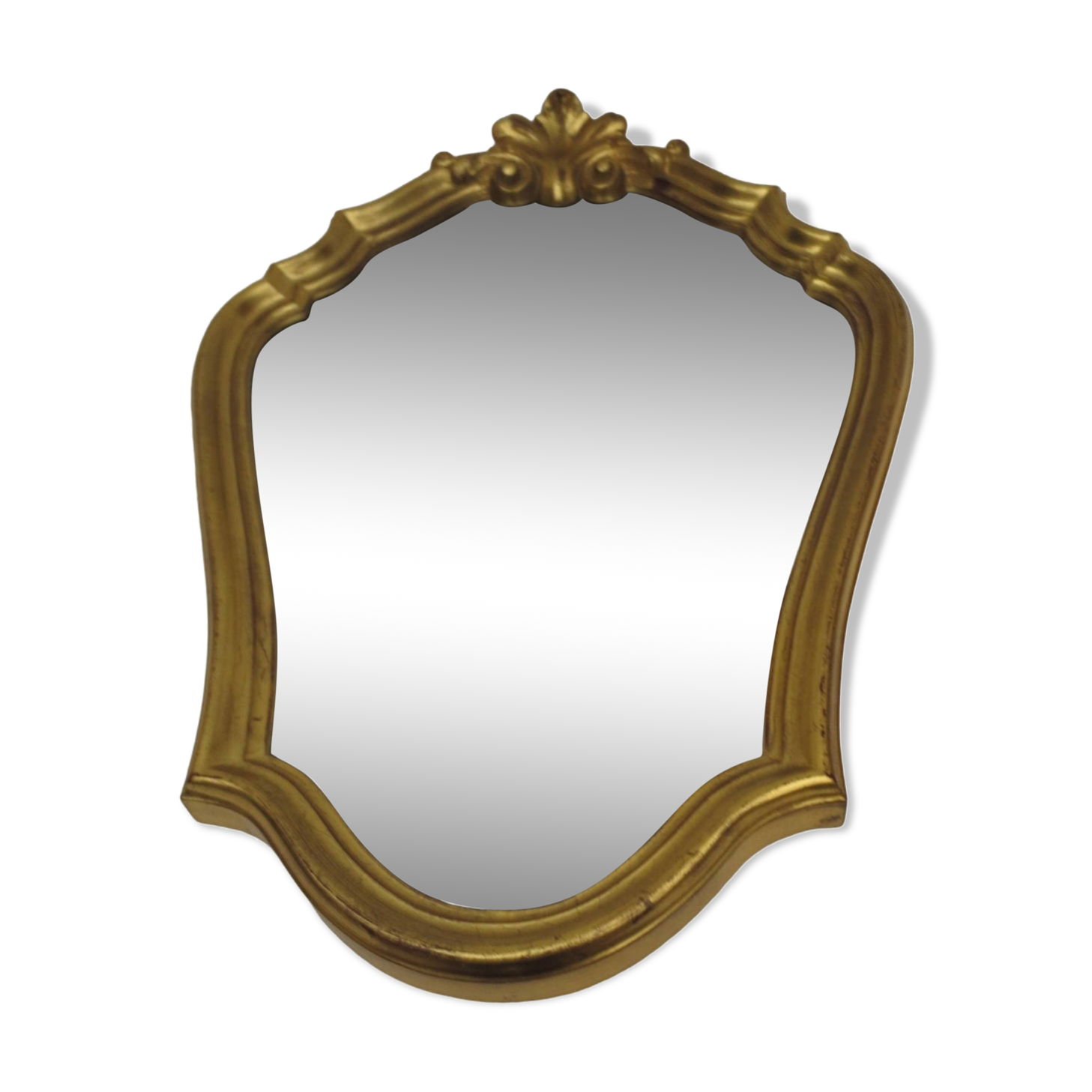 Louis XV style golden tower mirror, medium size