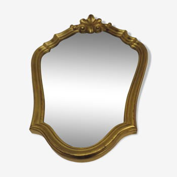 Louis XV style golden tower mirror, medium size
