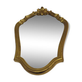 Louis XV style golden tower mirror, medium size