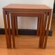 Set of 3 nesting tables in solid teak, McIntosh design, 1960s