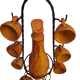 Vallauris liquor service bottle