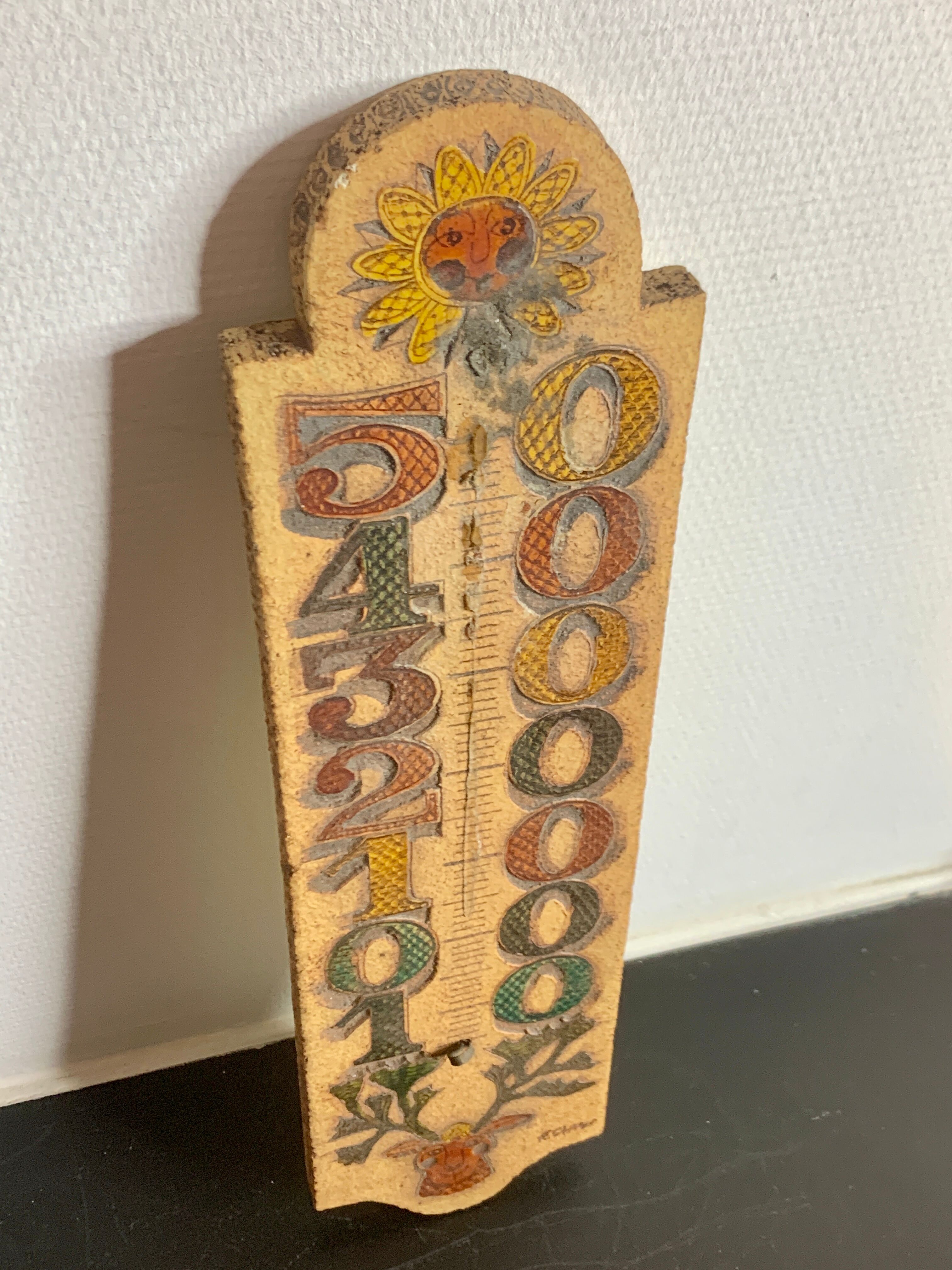 Thermometer by Roger Capron, 1960's