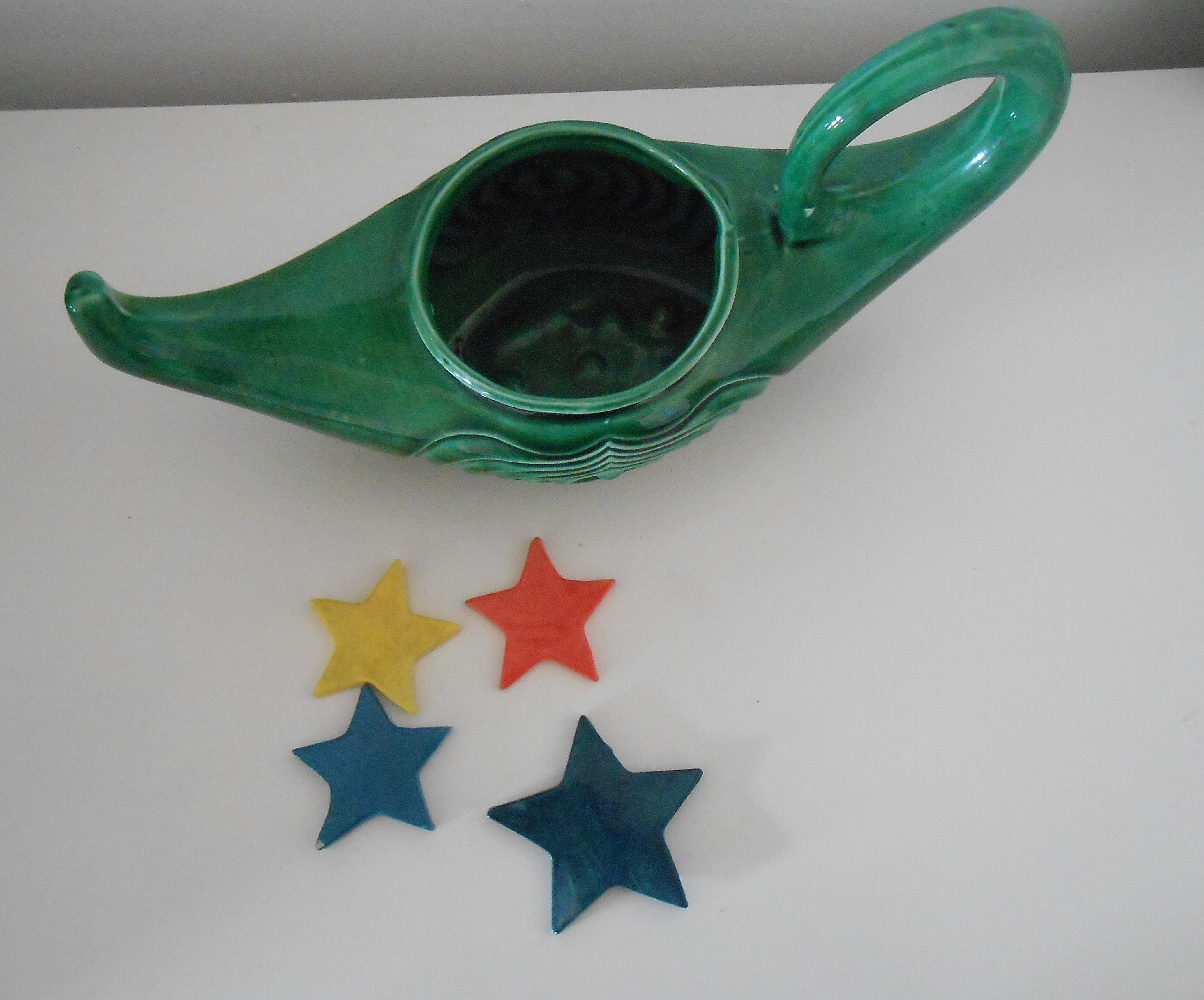 Ceramic Aladin lamp