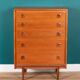 Commode rétro en teck des années 1960 BCM