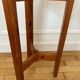 Pair of vintage pine top stools